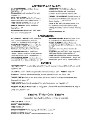 Menu photo 8 The Waterfront on Brown's Lake Burlington, WI Menu photo 8 The Waterfront on Brown's Lake Burlington, WI