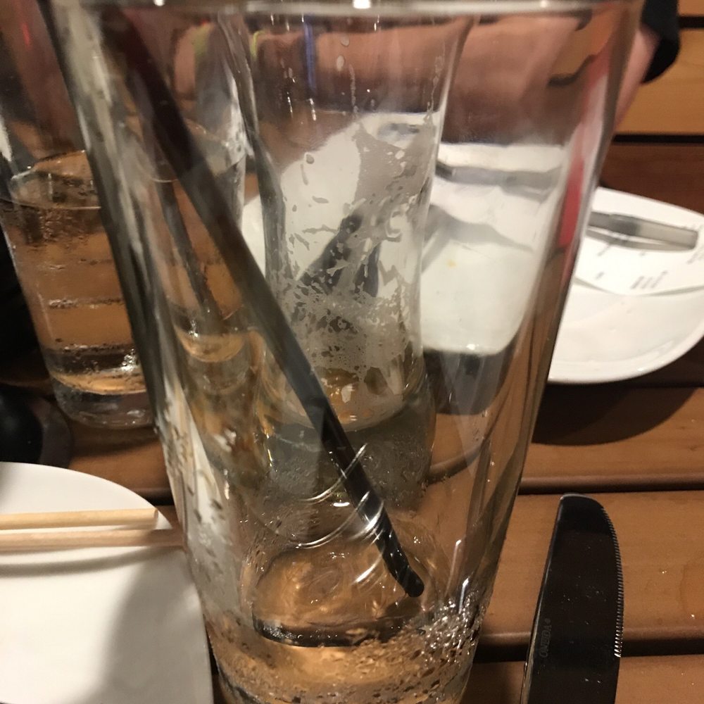 Pinstack - My water glass has been sitting like this for about an hour... - Bowling Near Me - Irving, Texas Pinstack - My water glass has been sitting like this for about an hour... - Bowling Near Me - Irving, Texas