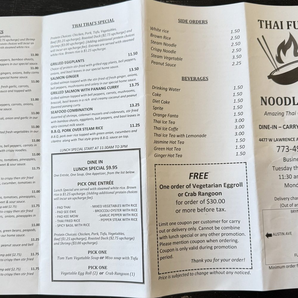 Thai Fusion Noodles - Thai Near Me - Chicago, Illinois