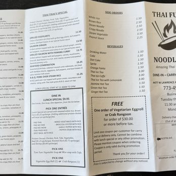 Thai Fusion Noodles - Thai Near Me - Chicago, Illinois