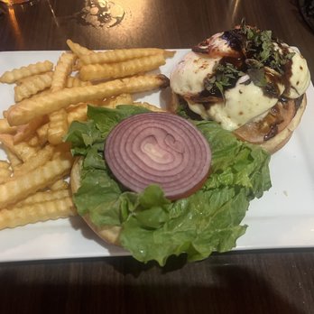 Rafferty's Irish Pub - Caprese Burger - Pubs Near Me - Countryside, Illinois Rafferty's Irish Pub - Caprese Burger - Pubs Near Me - Countryside, Illinois