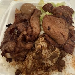 Pork chop rice