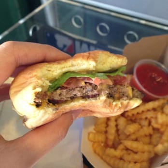Shake Shack - My delicious burger almost gone. - Burgers Near Me - Corona, New York