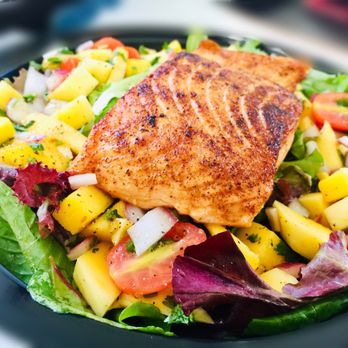 Sage Bistro - Salmon Salad w/ Mango Salsa - American Near Me - Alhambra, California