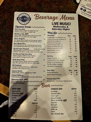 Menu photo 8 Big Fish Seafood Grill & Bar Grapevine, TX Menu photo 8 Big Fish Seafood Grill & Bar Grapevine, TX