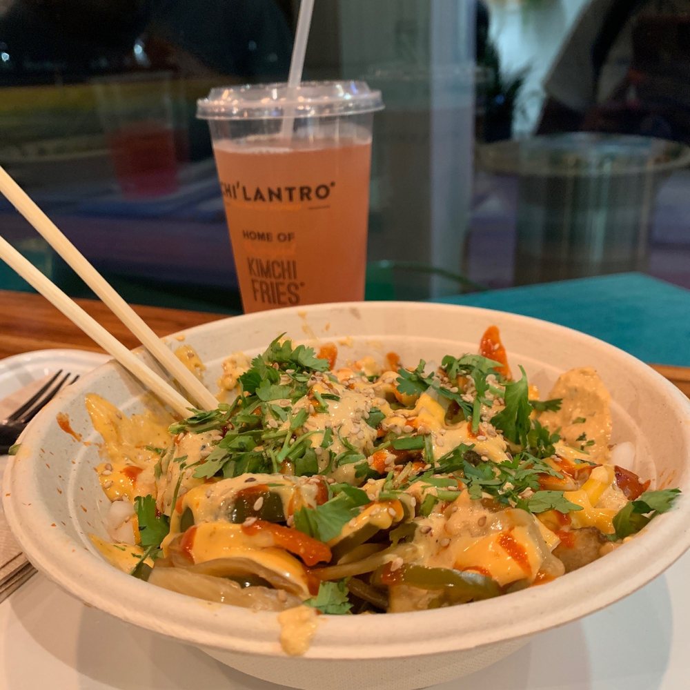 Chi'Lantro - Kimchi fries & basil peach lemonade - Korean Near Me - Austin, Texas Chi'Lantro - Kimchi fries & basil peach lemonade - Korean Near Me - Austin, Texas