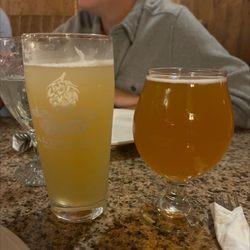 The Thai Place - Hard cider lemonade and a pumpkin beer