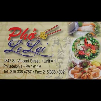 Pho Le Lai - Vietnamese Near Me - Philadelphia, Pennsylvania Pho Le Lai - Vietnamese Near Me - Philadelphia, Pennsylvania
