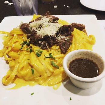 Chio's Peruvian Grill - Their fettuccini with sirloin on top hits the spot!!! - Peruvian Near Me - Van Nuys, California