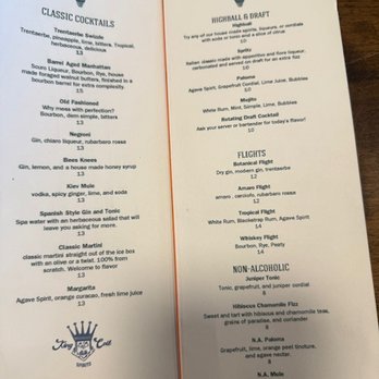 King Coil Spirits - Menu page 2-3 - Distilleries Near Me - Saint Paul, Minnesota King Coil Spirits - Menu page 2-3 - Distilleries Near Me - Saint Paul, Minnesota