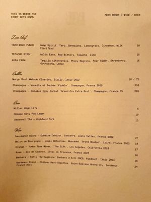 Menu photo 8 The Benjamin Hollywood Los Angeles, CA Menu photo 8 The Benjamin Hollywood Los Angeles, CA