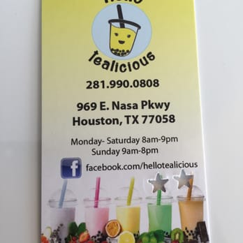 Hello Tealicious - Coffee & Tea Near Me - Houston, Texas Hello Tealicious - Coffee & Tea Near Me - Houston, Texas