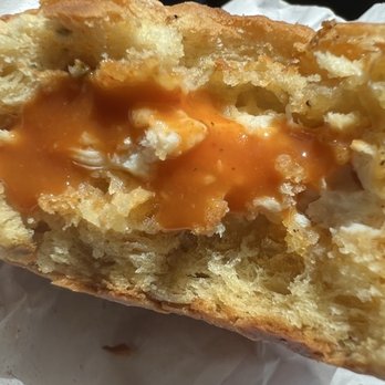 The Human Bean - Kickin Chicken & Pepper Jack Jalapeno Biscuit - Bubble Tea Near Me - Albuquerque, New Mexico