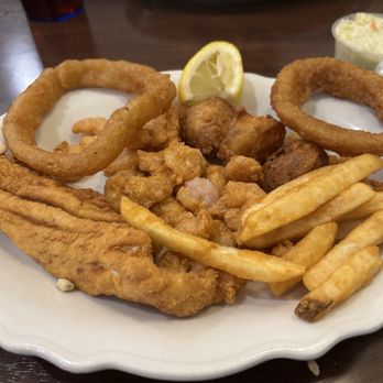 Mayfair Seafood - HALF of a pick 3 seafood plate, plenty to share - Seafood Near Me - Monroe, North Carolina