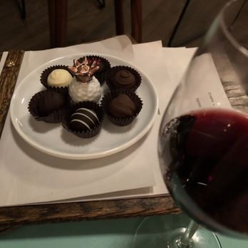 Toot + Kate's winebar - 6 assorted chocolates - Wine Bars Near Me - Verona, Wisconsin Toot + Kate's winebar - 6 assorted chocolates - Wine Bars Near Me - Verona, Wisconsin