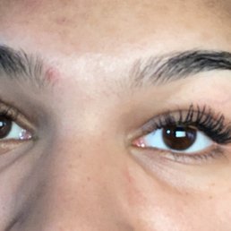 My lashes with one coat of mascara! LOVE IT!