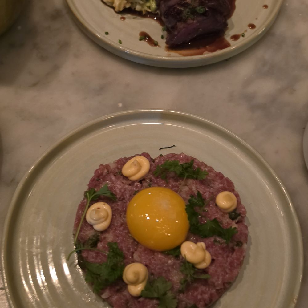 Duck breast and streak tartare