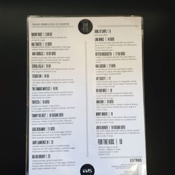 The Nines - Menu 2