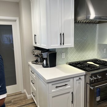 The Cabinet Pros - After: Custom Coffee nook - Kitchen & Bath Near Me - Brea, California The Cabinet Pros - After: Custom Coffee nook - Kitchen & Bath Near Me - Brea, California