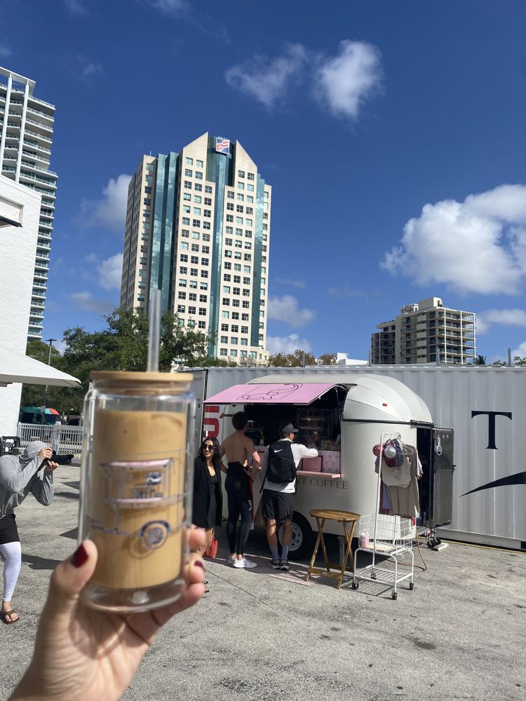 Pink Elephant Coffee Image