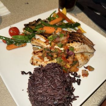 Gloria's Latin Cuisine - Tilapia with rice - Mexican Near Me - Austin, Texas