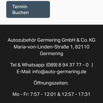 Autozubehör Germering - Auto Repair Near Me - Germering, BY