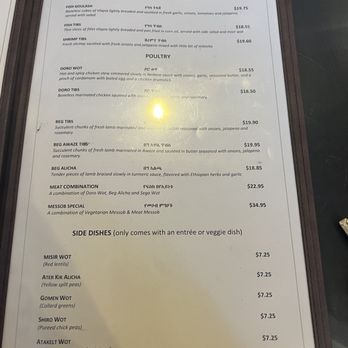 Messob Ethiopian Restaurant - Menu - Ethiopian Near Me - Oakland, California Messob Ethiopian Restaurant - Menu - Ethiopian Near Me - Oakland, California