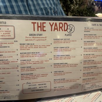 The Yard - Menu - Sports Bars Near Me - McKinney, Texas The Yard - Menu - Sports Bars Near Me - McKinney, Texas