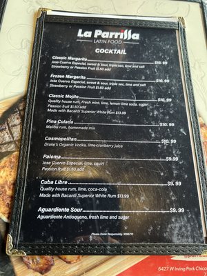 Menu photo 5 La Parrilla Chicago, IL