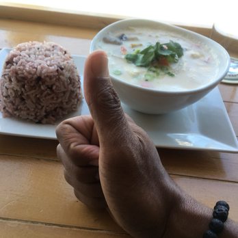 Grains - This soup and rice hit the spot on a cool cozy day. - Vegan Near Me - San Diego, California Grains - This soup and rice hit the spot on a cool cozy day. - Vegan Near Me - San Diego, California