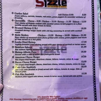 Sizzle Eat Drink Dance - New American Near Me - White Marsh, Maryland Sizzle Eat Drink Dance - New American Near Me - White Marsh, Maryland