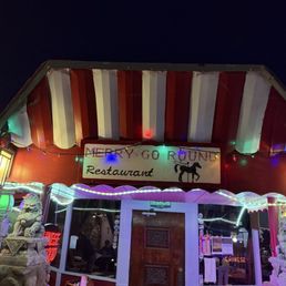 Here is the front of the Merry Go Round Chinese restaurant in Lone Pine Here is the front of the Merry Go Round Chinese restaurant in Lone Pine