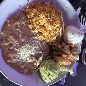 PV'S Fresh Grill and Tequila - Rice and beans side for fajitas - Mexican Near Me - Victorville, California