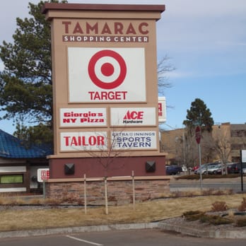 Target - Signage of TARGET in Tamarac Shopping Center.  February 16th 2014. - Department Stores Near Me - Denver, Colorado
