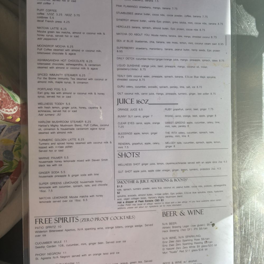 Harlow - Menu - Vegan Near Me - Portland, Oregon Harlow - Menu - Vegan Near Me - Portland, Oregon
