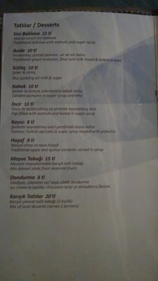 Menu photo 5 Seten Restaurant Goreme, 50 Menu photo 5 Seten Restaurant Goreme, 50