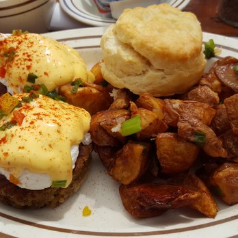 Sawyer & Co - Eggs benedict on boudin! - Diners Near Me - Austin, Texas Sawyer & Co - Eggs benedict on boudin! - Diners Near Me - Austin, Texas