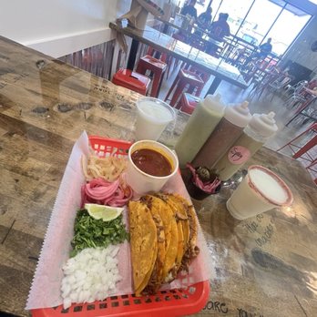 Dos Tacos - Birria tacos with two Margarita!!! Qué chulada? - Tacos Near Me - Katy, Texas