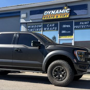 Dynamic Wraps & Tint - F150 Raptor black satin PPF - Car Window Tinting Near Me - Novato, California Dynamic Wraps & Tint - F150 Raptor black satin PPF - Car Window Tinting Near Me - Novato, California