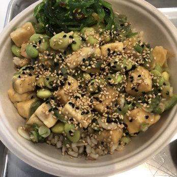 Square Root Poké - Food was fresh and delicious, included complementary miso soup. And the service was amazing! - Poke Near Me - Katy, Texas