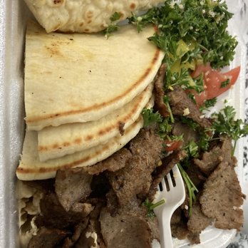 Gyro Tabouli - Gyro plate with hummus - Greek Near Me - Murfreesboro, Tennessee