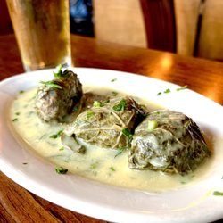 Marx Cafe - Dolmades (grape leaves with ground beef)