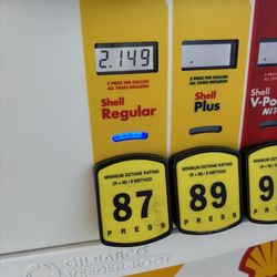 Timewise - Best gas prices in the area! Use the Fuel Rewards/Shell app for 5¢/gal off, and another 15¢/gal off with T-mobile Tuesdays.
