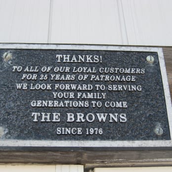 Brown's Restaurant - Brown's Plaque - Donuts Near Me - Ocean City, New Jersey