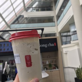 Gong Cha - Crème brûlée with brown sugar smoothie (L) - Bubble Tea Near Me - Mississauga, Ontario