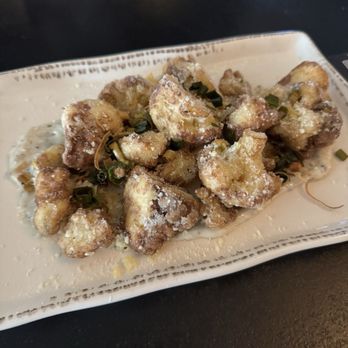 Butcher and the Brewer - Fried cauliflower w truffle sauce - New American Near Me - Cleveland, Ohio Butcher and the Brewer - Fried cauliflower w truffle sauce - New American Near Me - Cleveland, Ohio