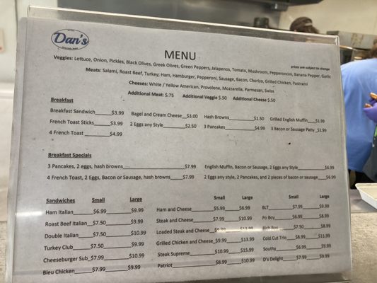 Menu photo 2 Dan's Steep Falls, ME