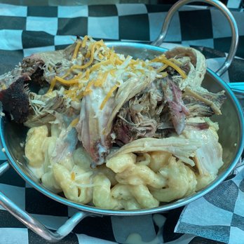 Busey Brews - Mac and Cheese with perfectly lean and tender pulled pork. YUM! - Brewpubs Near Me - Nederland, Colorado Busey Brews - Mac and Cheese with perfectly lean and tender pulled pork. YUM! - Brewpubs Near Me - Nederland, Colorado