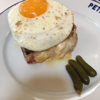 Petit Trois - Croque Madame; classic and done well. - French Near Me - Sherman Oaks, California Petit Trois - Croque Madame; classic and done well. - French Near Me - Sherman Oaks, California