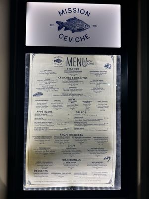 Menu photo 6 Mission Ceviche Union Square New York, NY Menu photo 6 Mission Ceviche Union Square New York, NY